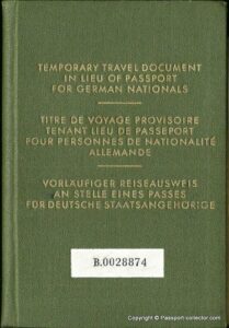 The passport of a STASI unofficial collaborator - Code name PRIMUS