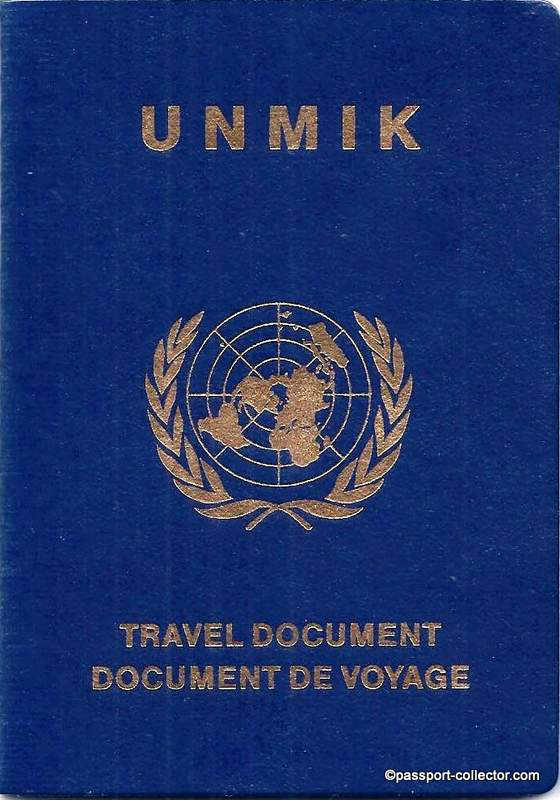 unmik travel document