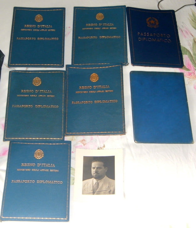 Galeazzo Ciano Diplomatic Passports