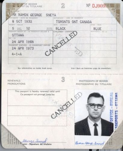 Martin Luther King - The fake passport used by James Earl Ray