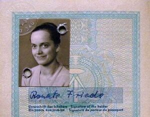 East German Passport Of A Dancer Traveling To Iraq