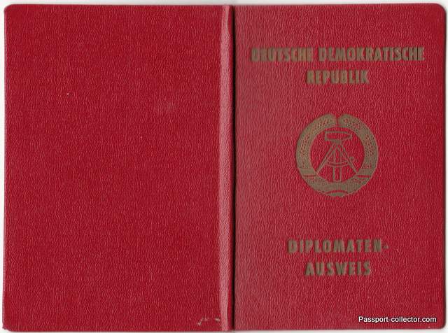GDR Diplomatic passport
