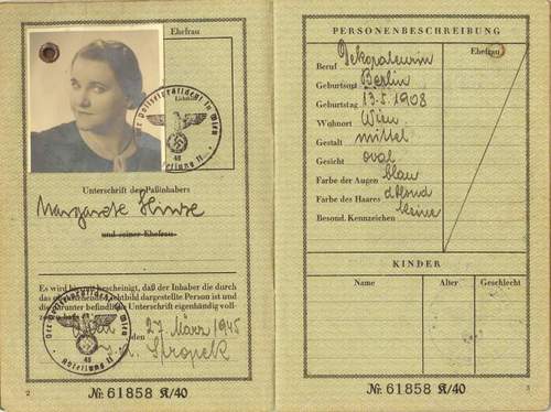 A young woman visits Bratislava in March 1945