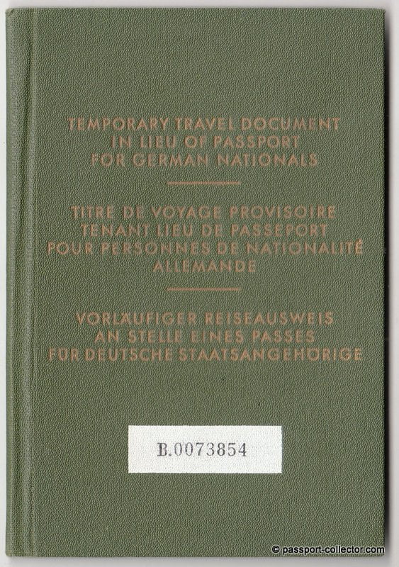Passports of an East German Nuclear Scientist