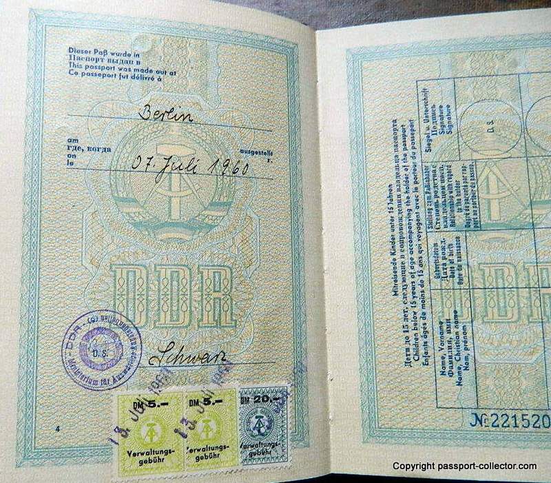 east german passport DPRK