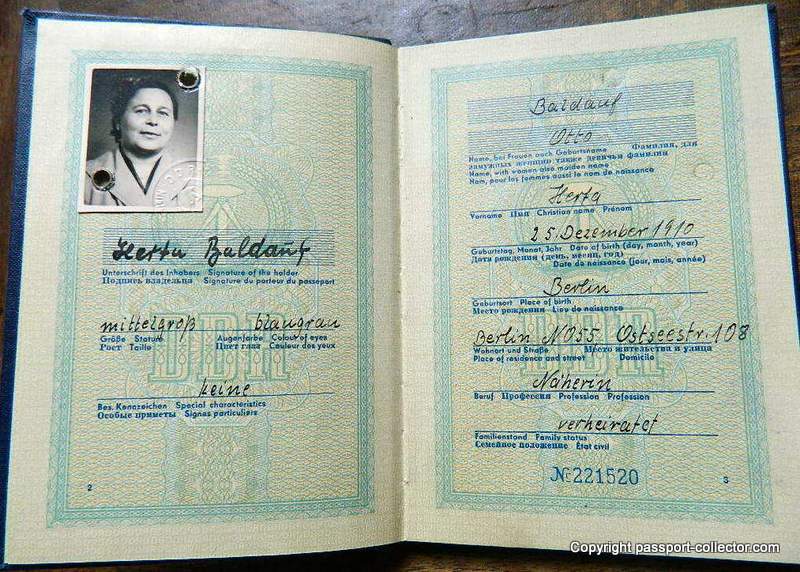 east german passport DPRK