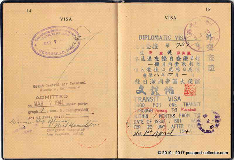 Third Reich Courier Travels The World On Diplomatic Passport