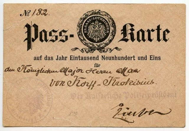 German ID-Card (Passkarte) History