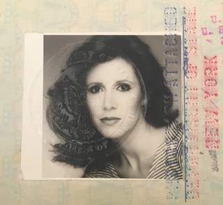 Carrie Fisher – Princess Leia – Passport At Auction