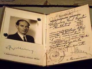 This is the diplomatic passport of Raoul Wallenberg