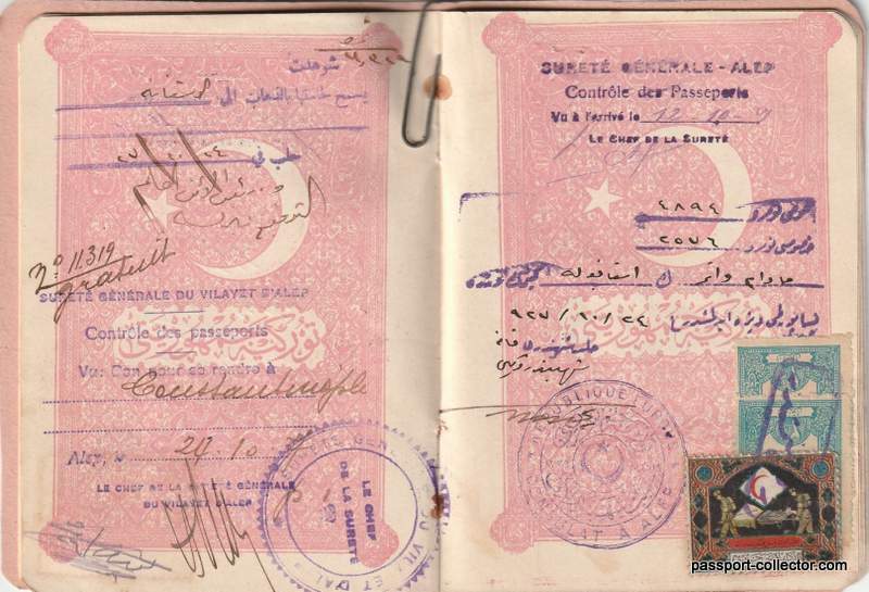 Rare Turkey Republic Passport
