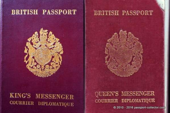Queen's and King's Messenger Passport