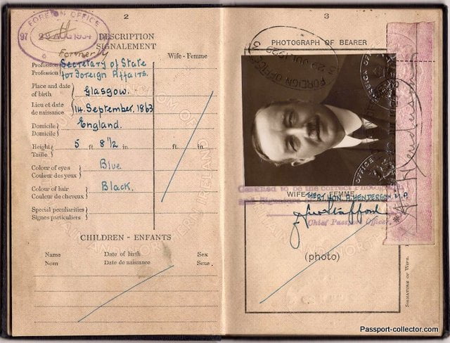 Arthur Henderson – Nobel Peace Prize Passport