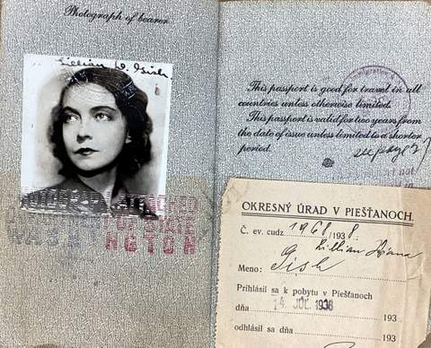 Lilian Gish – Silent Movie Star Passport