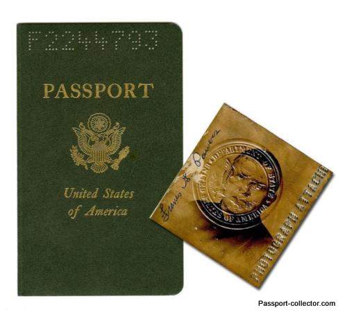 Francis Gary Powers passport – the real-life Bridge of Spies