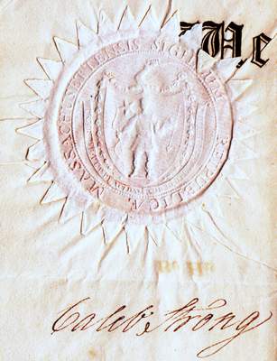 Commonwealth Of Massachusetts Passport 1814