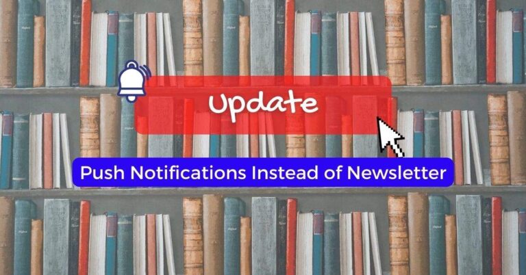 Push Notification Instead Of Newsletter